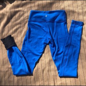 Reversible BLU BLK Lululemon 2 Wunder Under